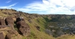 Volcán Rano Kau, Isla de Pascua, Guia de Isla de Pascua, Chile.  Isla de Pascua - CHILE