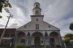 Iglesia de Rilán, Chiloe.  Chiloe - CHILE