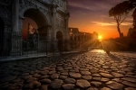 El Coliseo romano, parte de nuestra guia de atractivos en Italia.  Roma - ITALIA