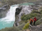 El Salto Grande es una cascada en el río Paine, después del lago Nordenskjöld, dentro del Parque Nacional Torres del Paine.  Torres del Paine - CHILE