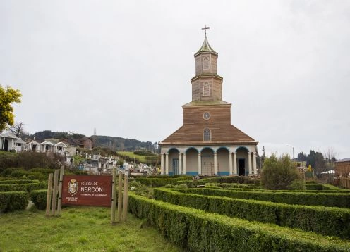 Iglesia de Nercon en Chiloe, Chiloe