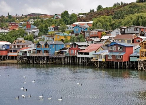 Excursion a Chiloe, visitando Ancud, Caulin y Lacuy. Puerto Varas, CHILE