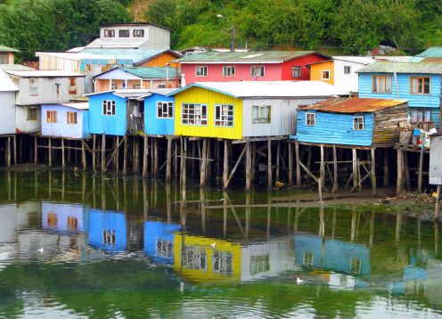 ISLA GRANDE DE CHILOE, VISITANDO ANCUD, CASTRO Y DALCAHUE. Puerto Varas, CHILE