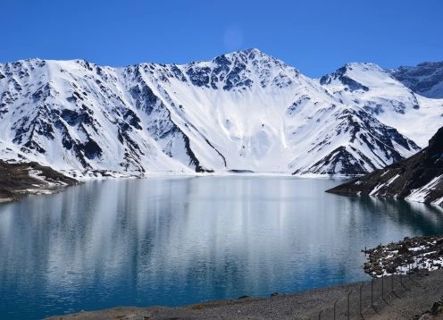 EXCURSIóN POR LOS ANDES, EMBALSE DEL YESO. , CHILE