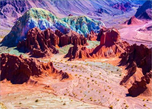 VALLE ARCOIRIS. San Pedro de Atacama, CHILE