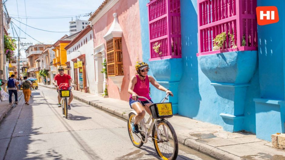 City Tour historico en bicicleta por Cartagena, Cartagena de Indias, COLOMBIA