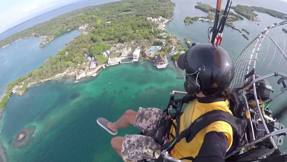 Parapente a Motor, en Cartagena de Indias, Cartagena de Indias, COLOMBIA