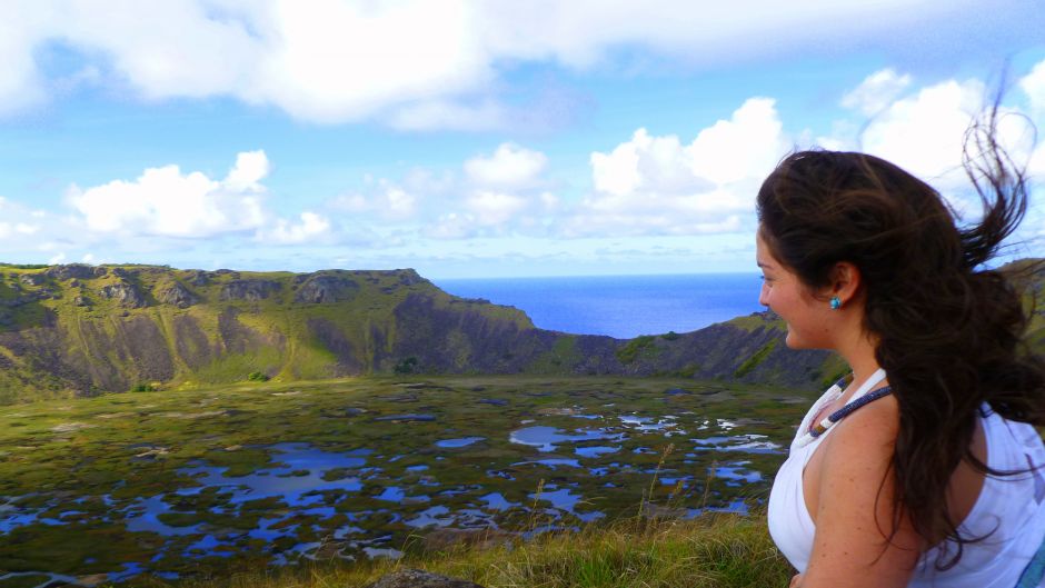 TREKKING AL VOLCAN RANO KAO, Isla de Pascua, CHILE