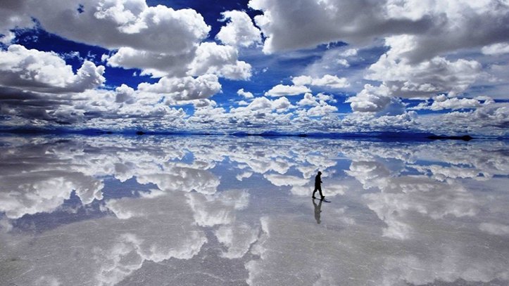 Salar de Uyuni con Hotel Palacio de Sal - HITO01