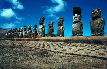 EXCURSION DE MEDIO DIA B AKIVI, Isla de Pascua, CHILE